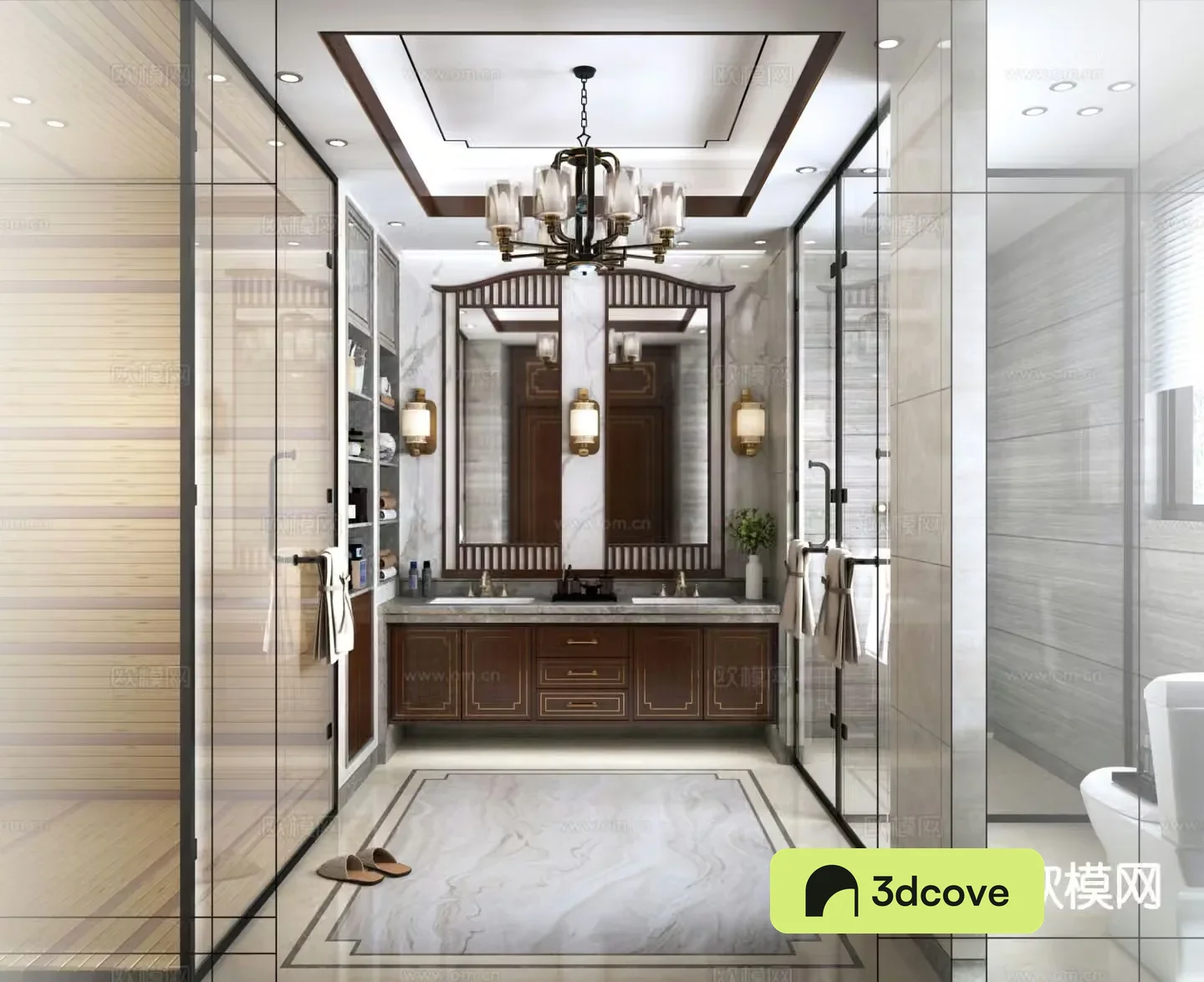 New Chinese style bathroom