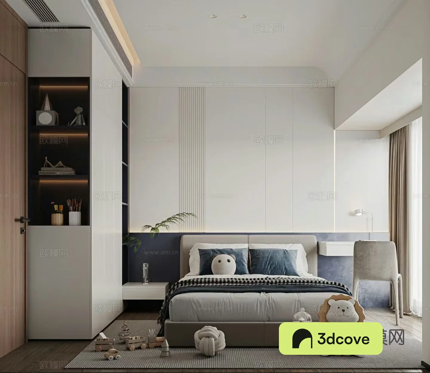 Modern kids room boys room