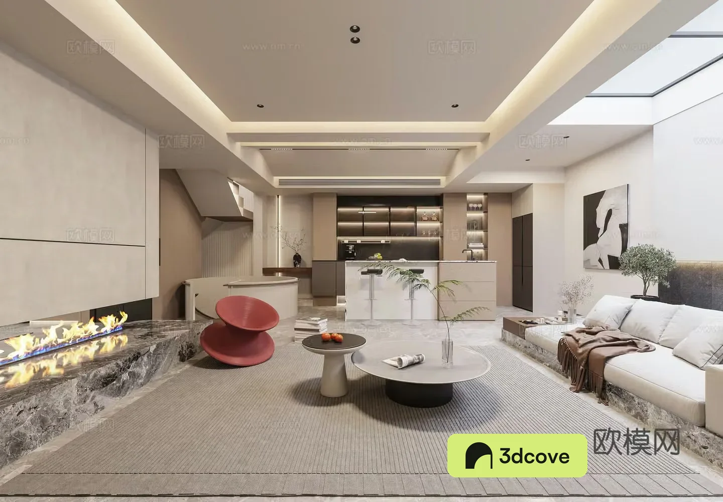 Modern basement