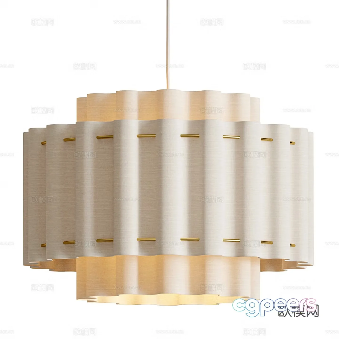 Wasabi Chandelier 3D Model