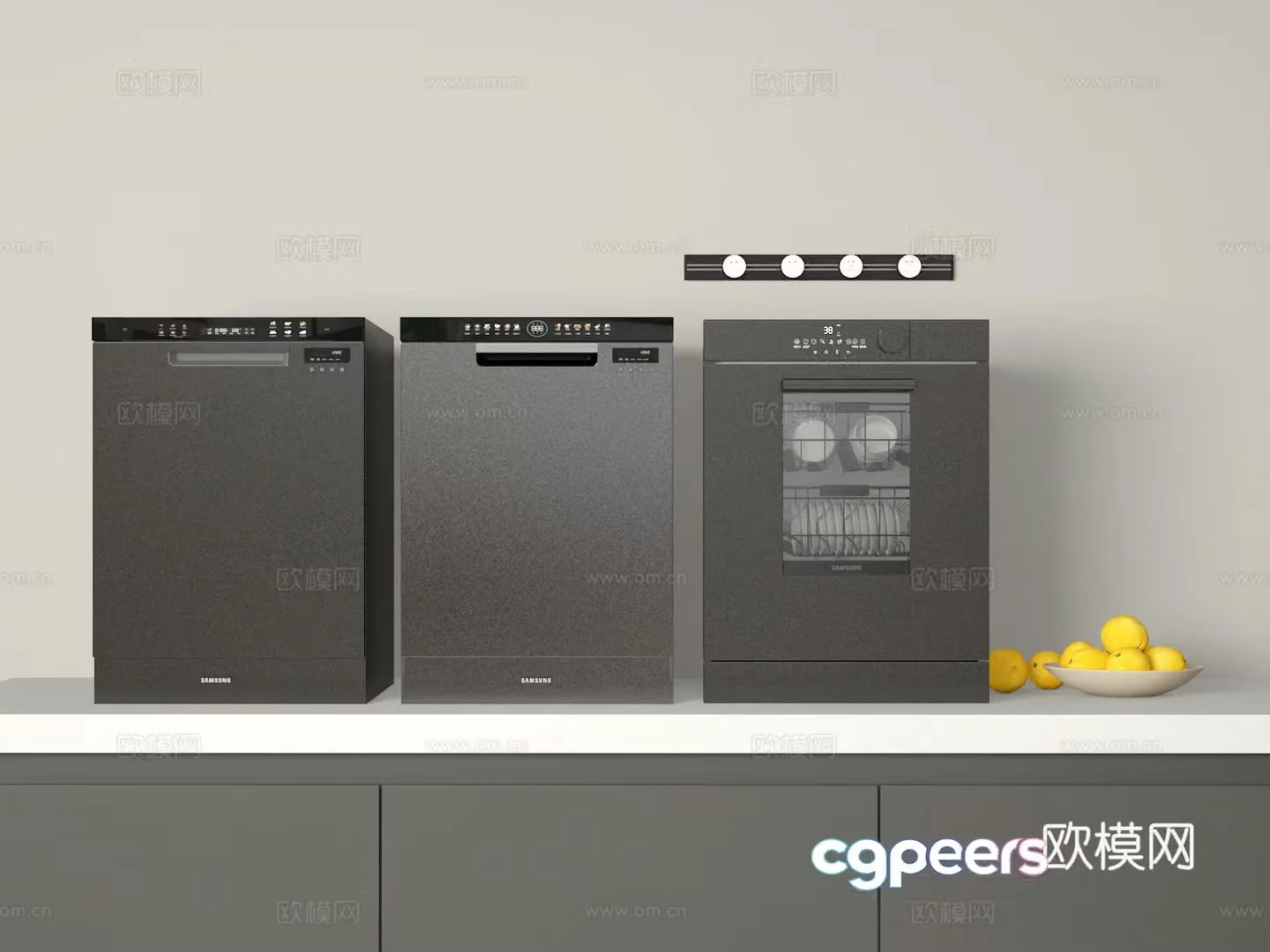 Dishwasher 3d model
