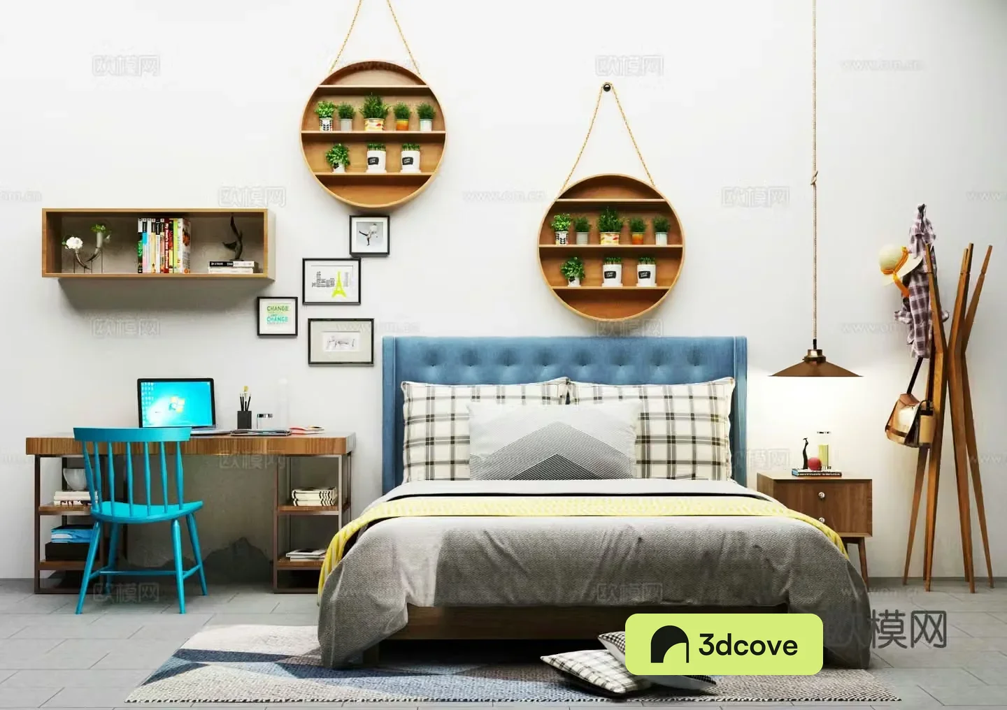 Nordic double bed