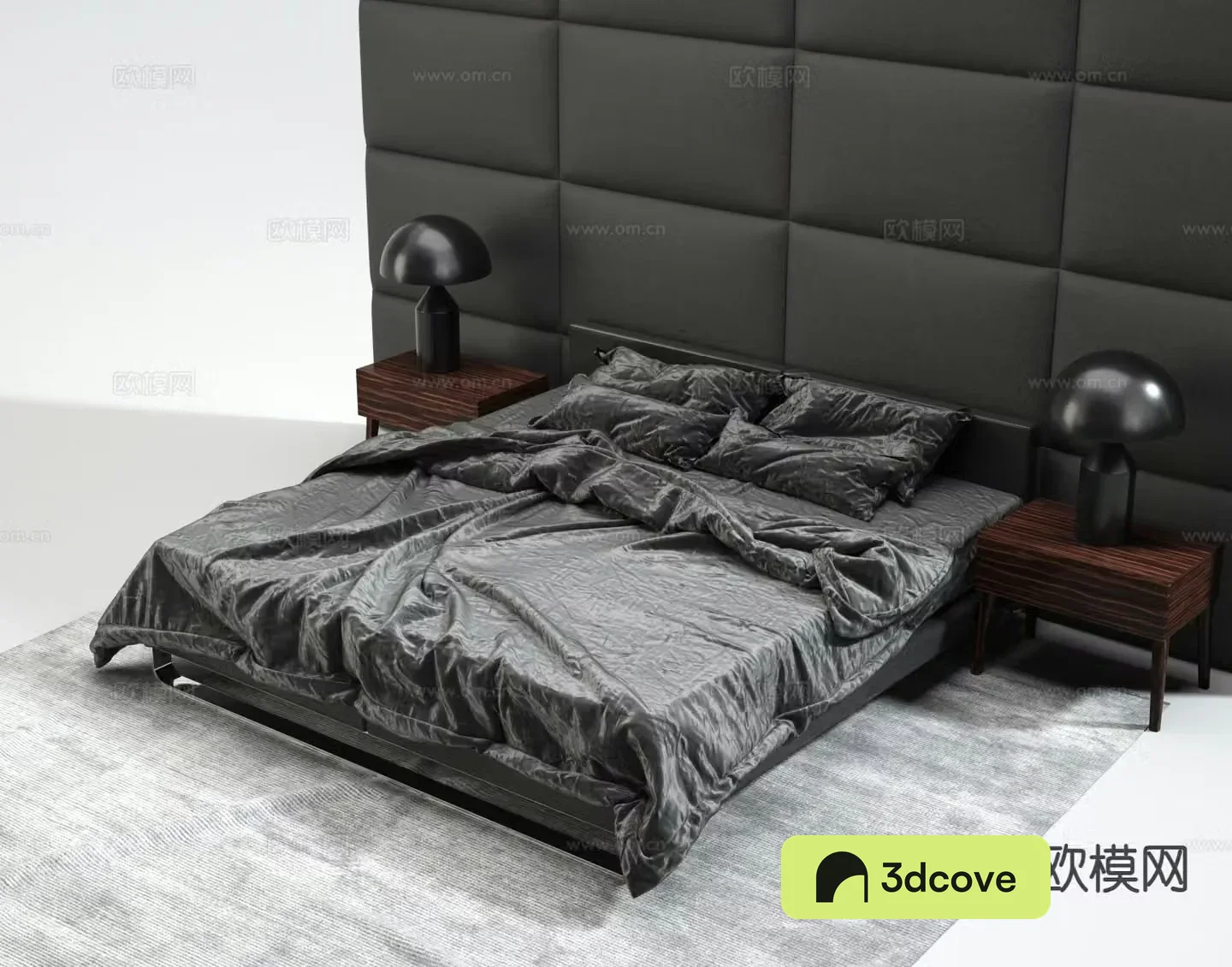 Modern double bed