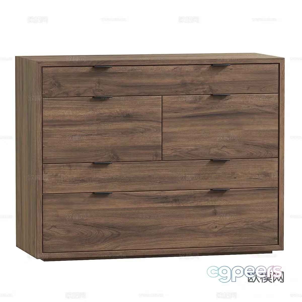 Modern Italian chest of drawers side cabinet decorative cabinet low cabinet 3d model