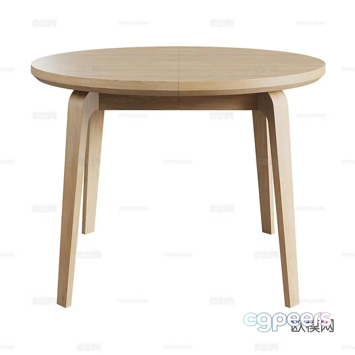 New Chinese-style solid wood dining table coffee table 3d model