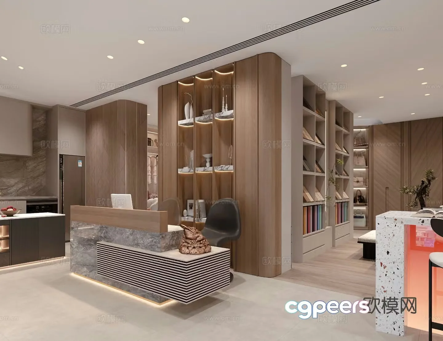 Whole house custom showroom 3D model