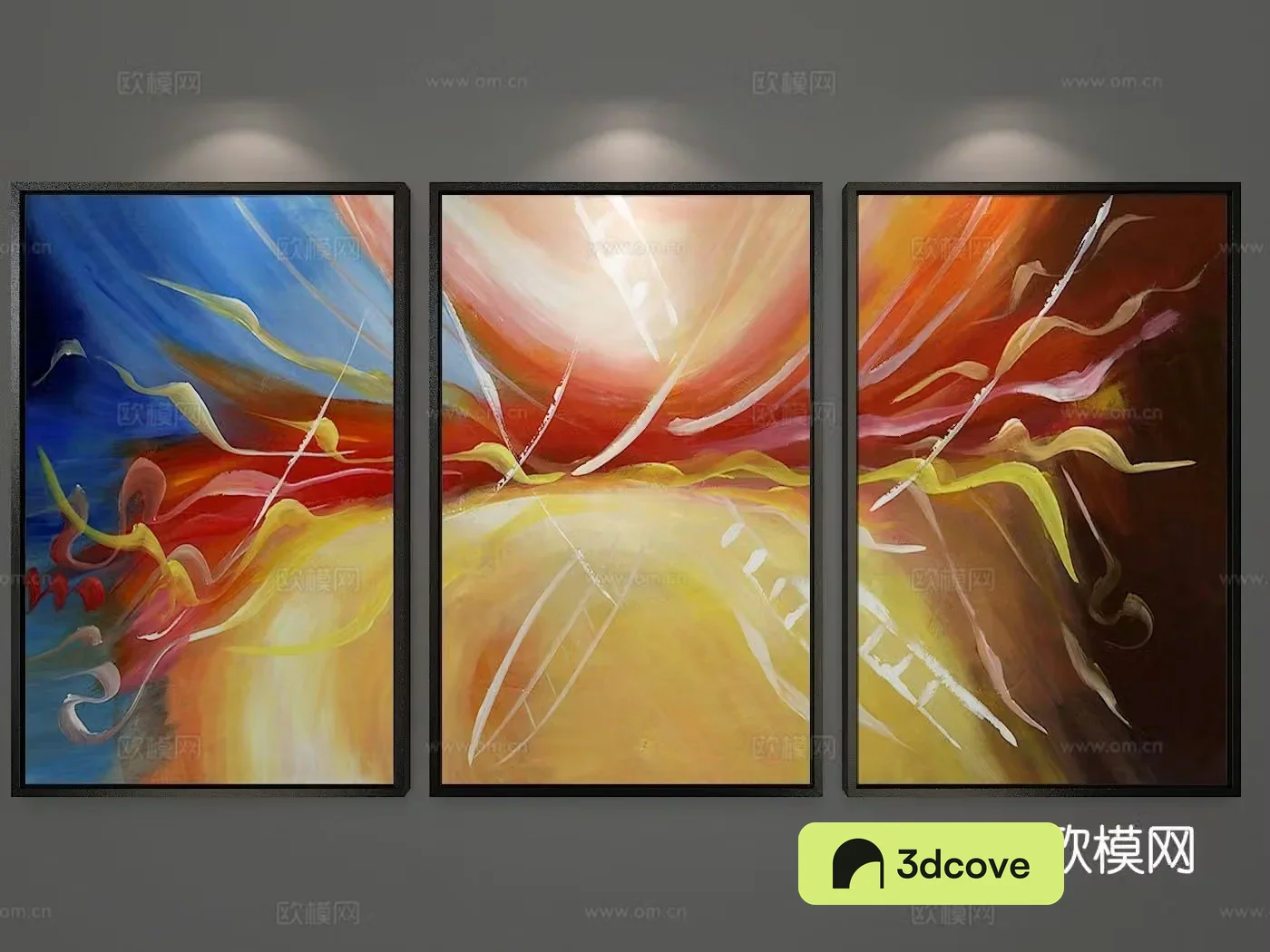 Modern art painting texture painting decorative painting