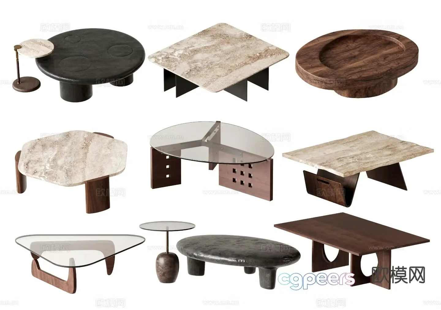 Medieval style coffee table 3D model