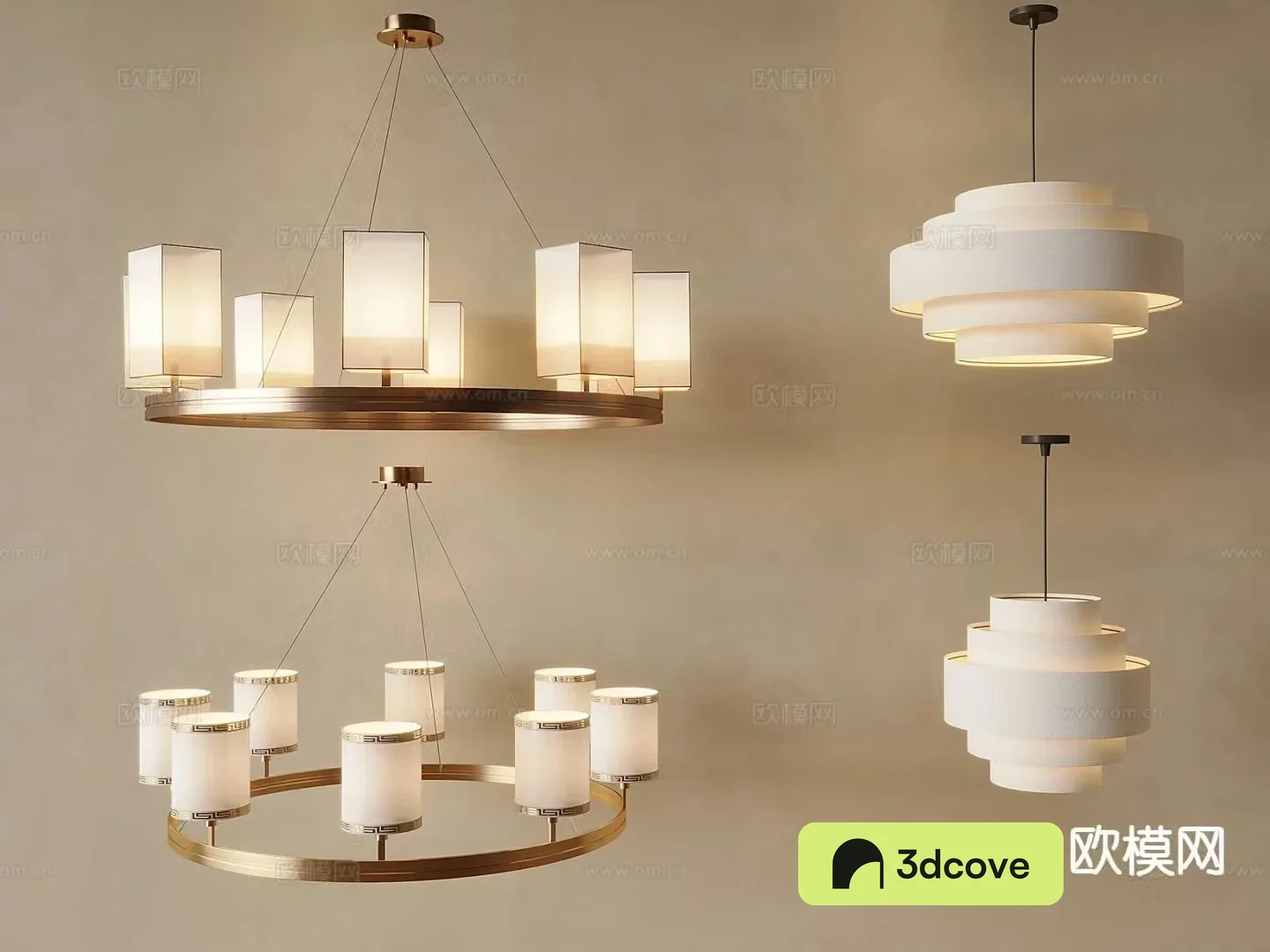 New Chinese style chandelier multi-head chandelier tea room chandelier