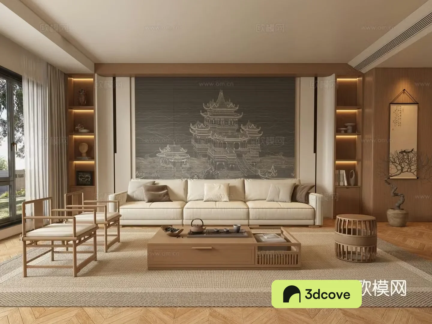 New Chinese style living room
