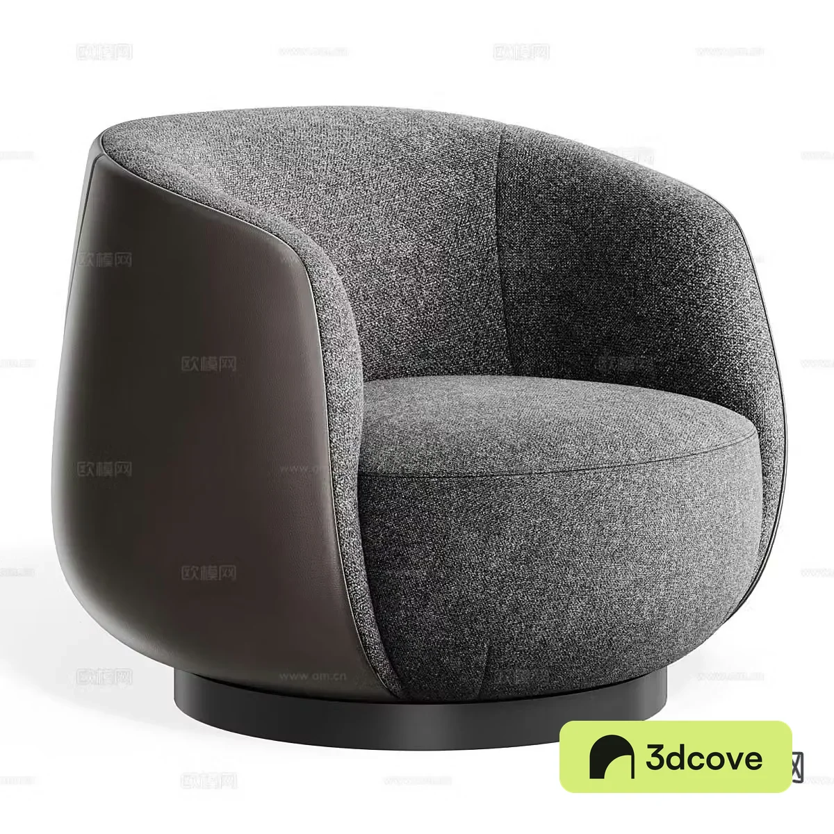 Simple single sofa fabric sofa