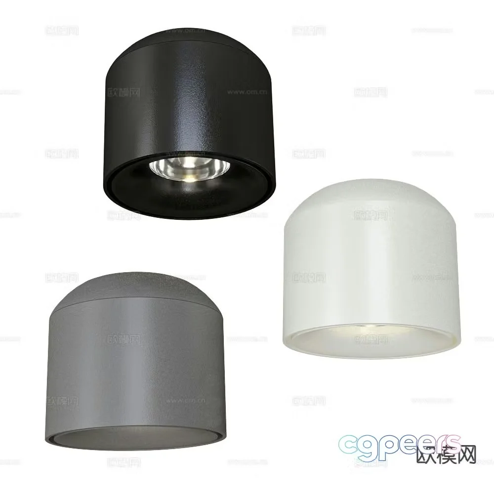 ANCARD downlight spotlight track light 3d model