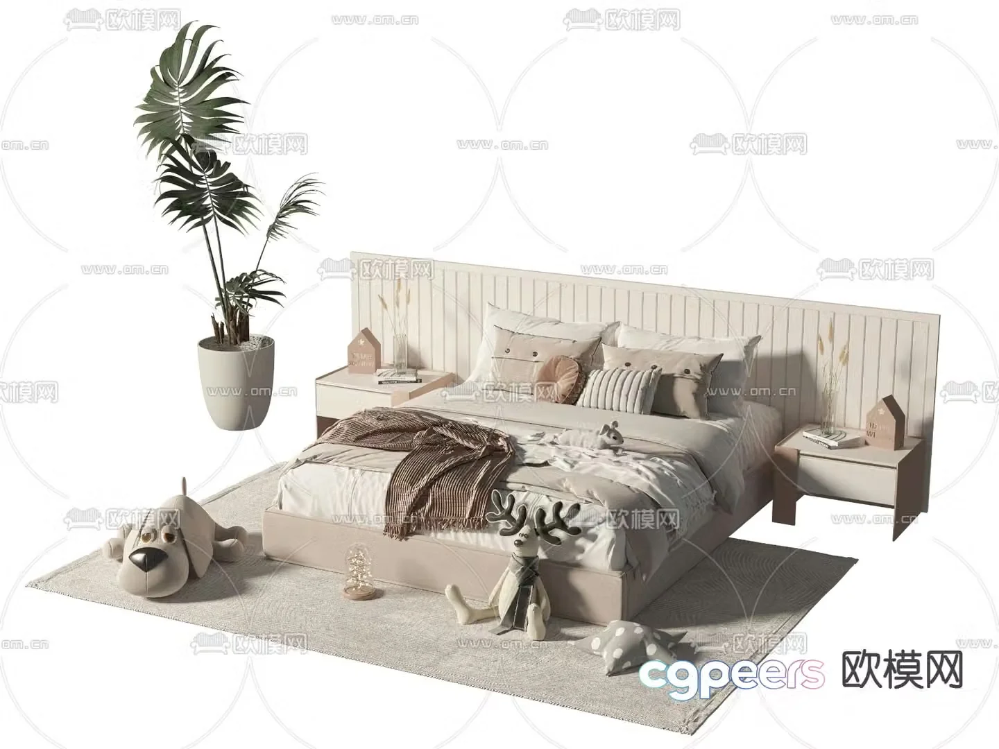 children’s bed child’s bed 3d model
