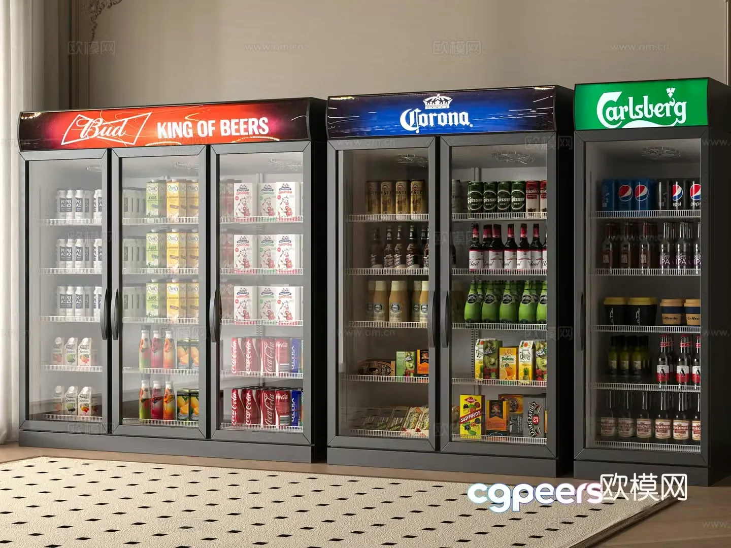Modern vending machine 3d model