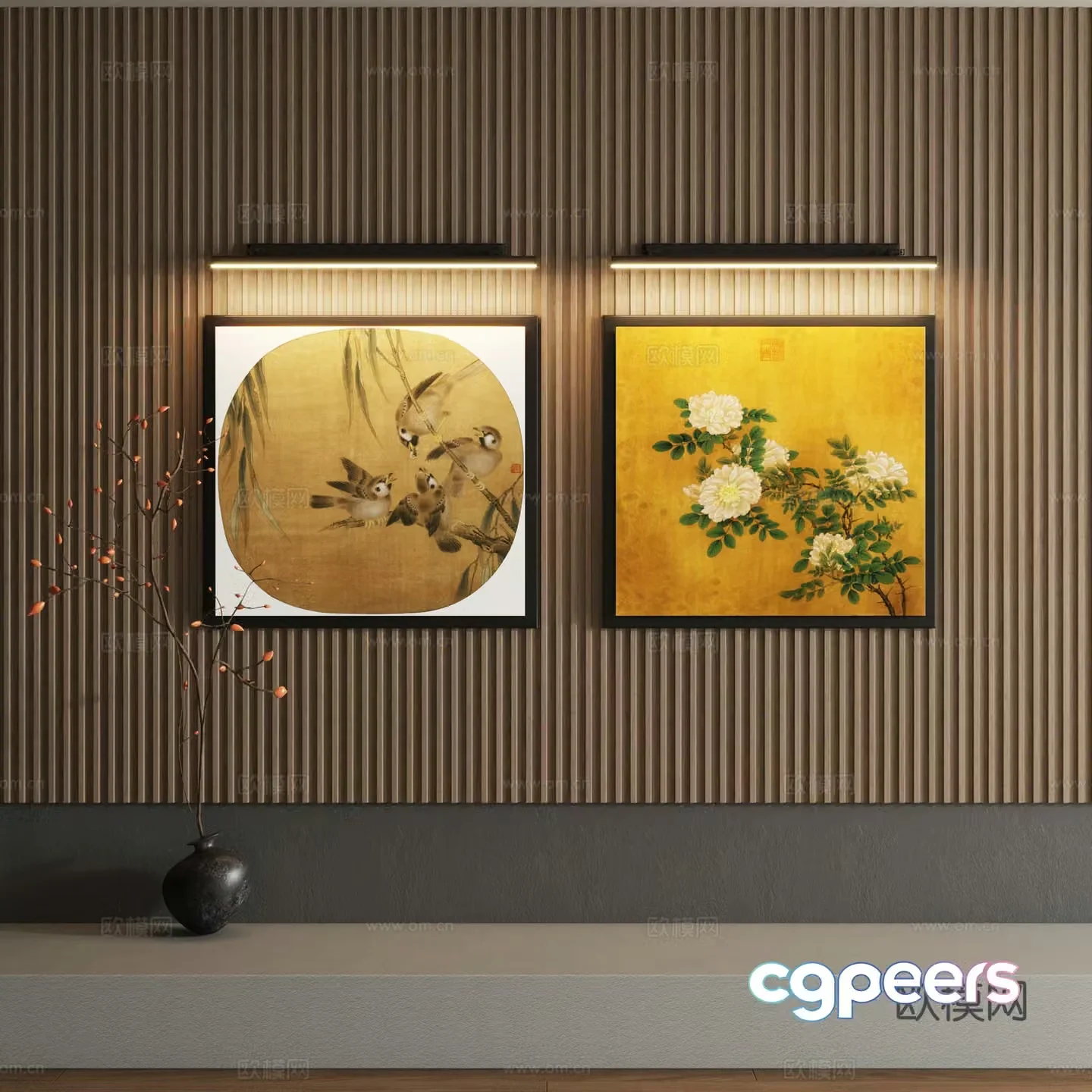 Song’s decorative painting 3d model