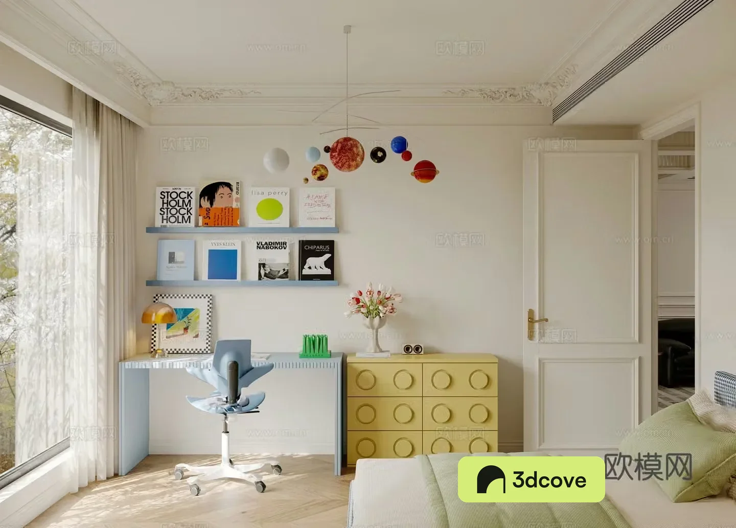 French children’s room learning room