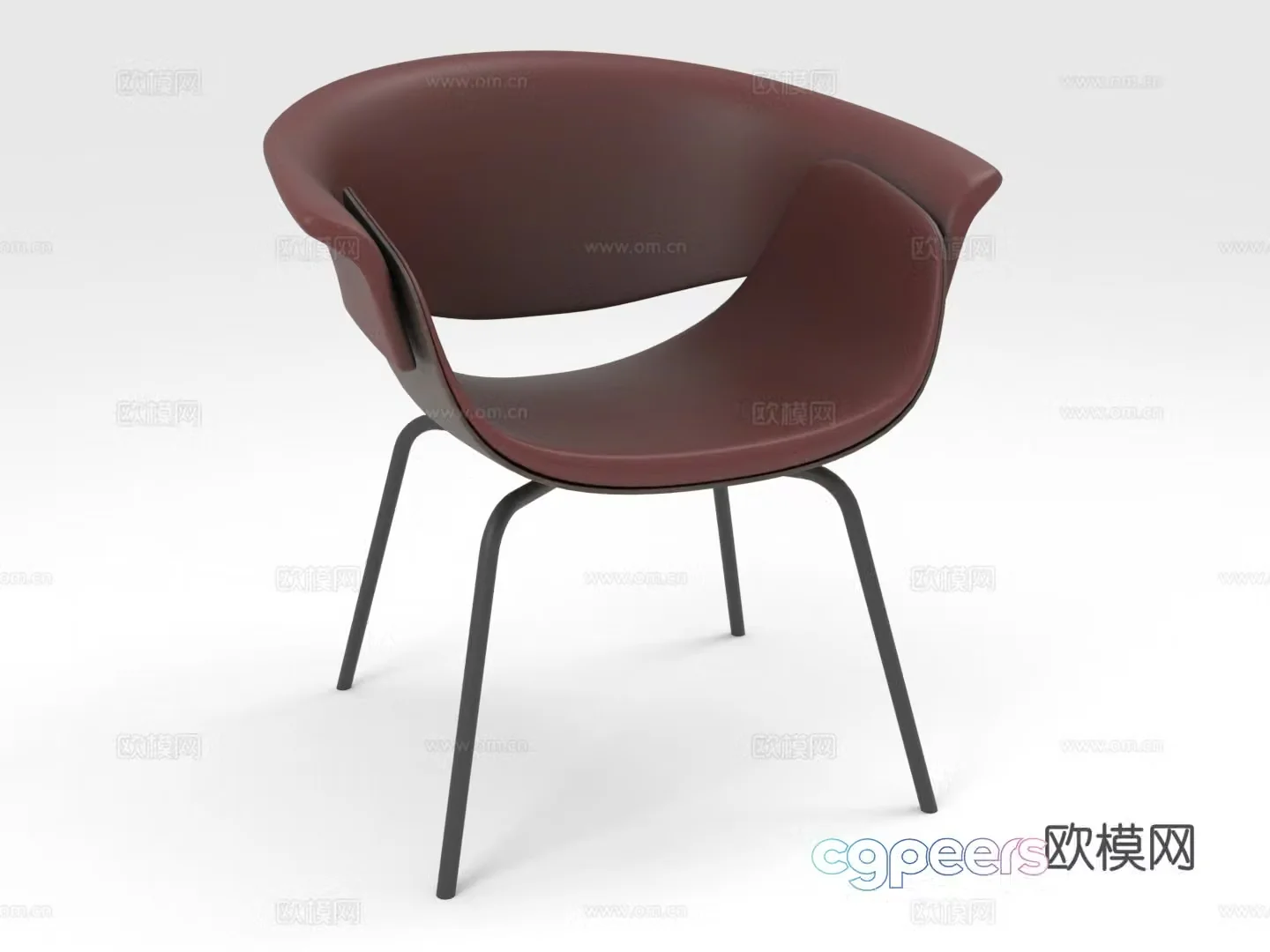 Leisure chair armchair chair seat 3d model