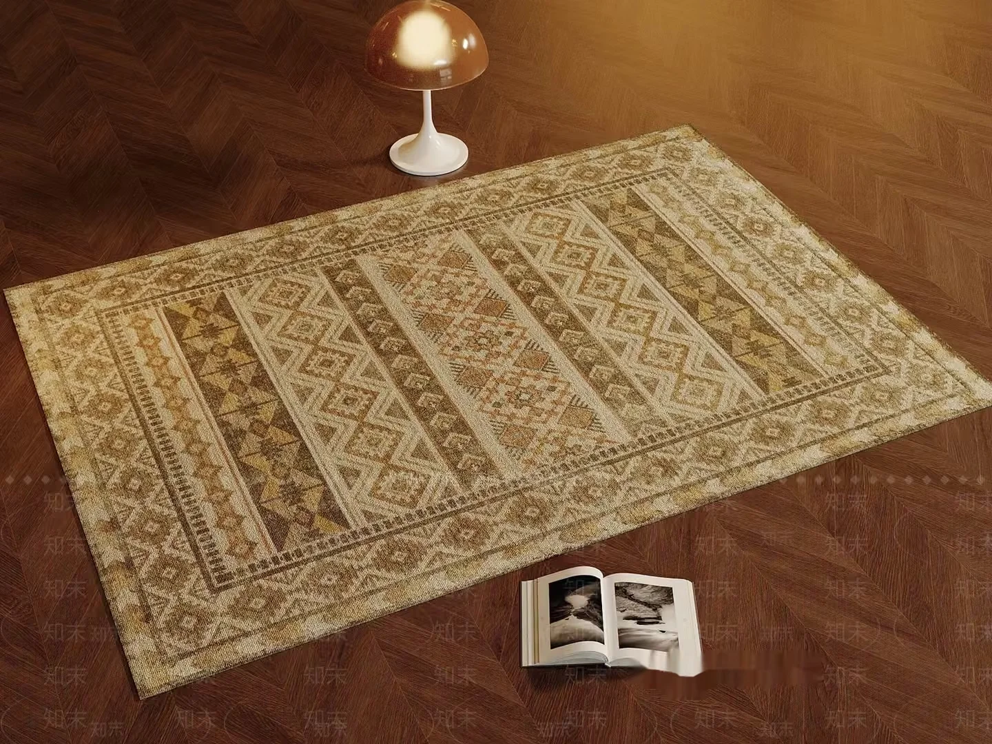 A Beige Rug 3D Model – 19223 – VRAY Render