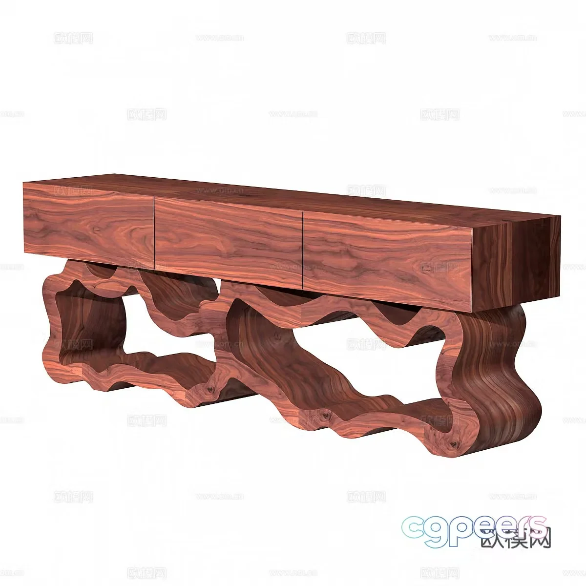 Jijifeng Entrance Cabinet Side Cabinet 3D Model