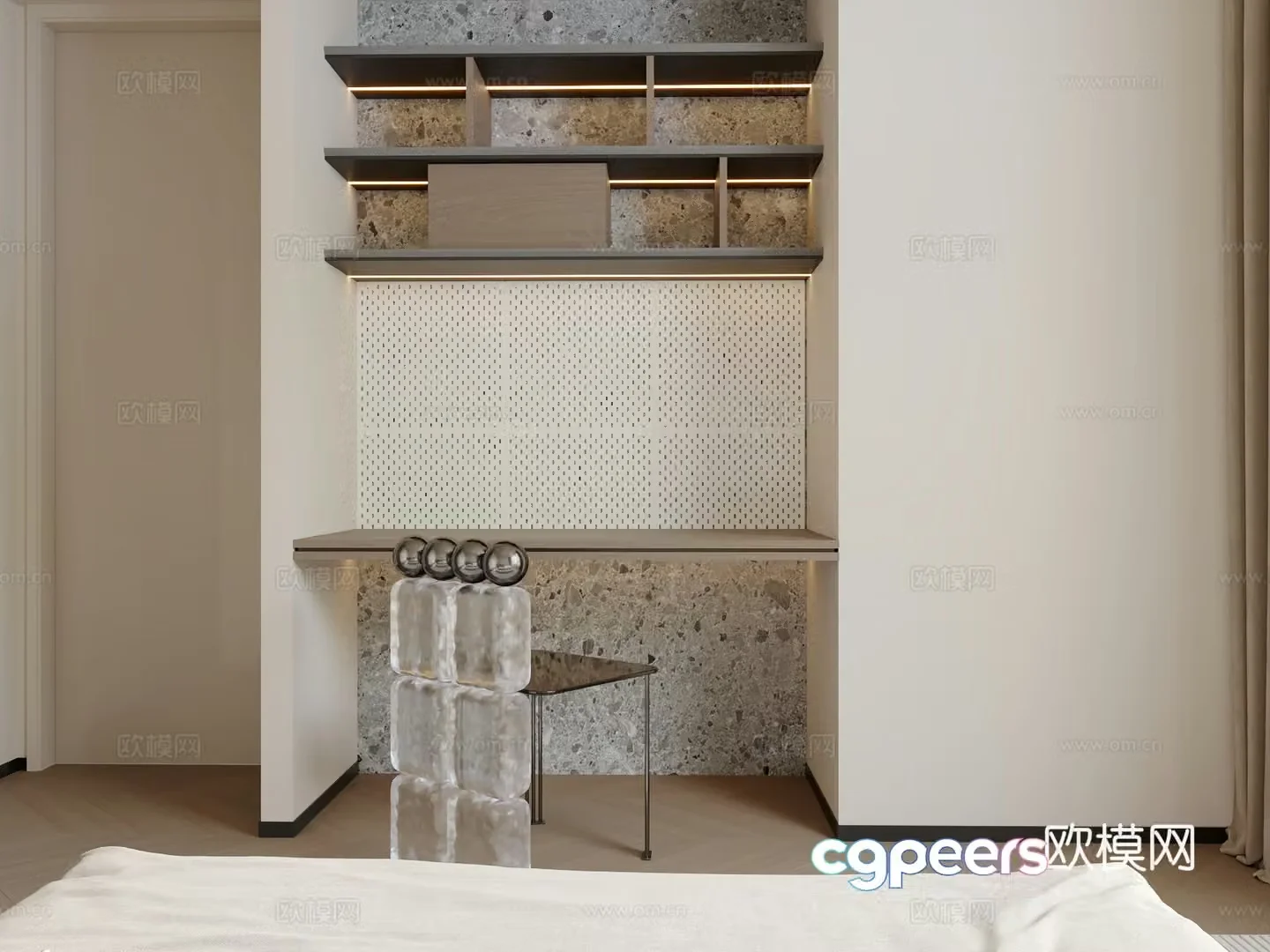 Desk 3d model