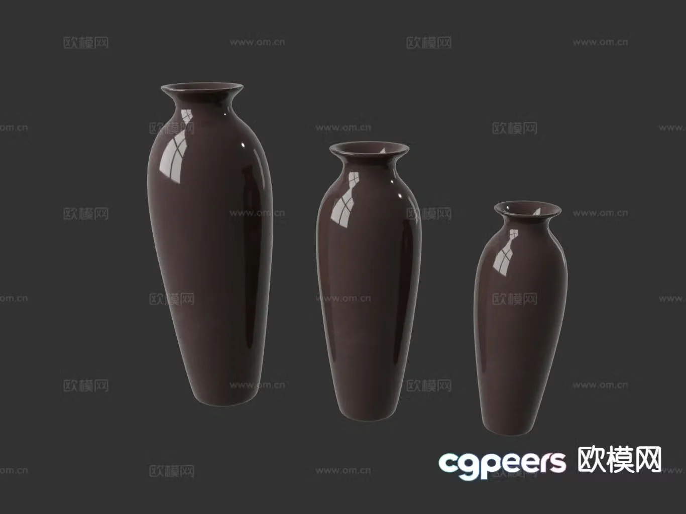 vase porcelain vase vessel 3d model