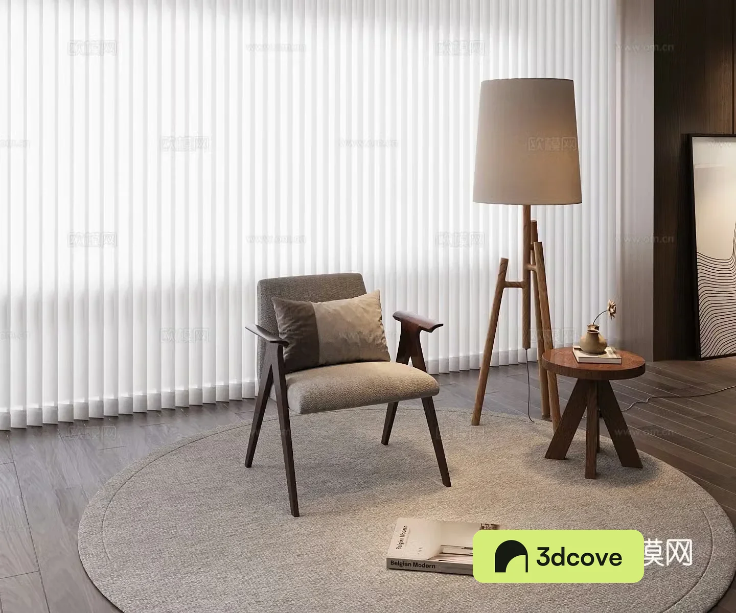 New Chinese single chair