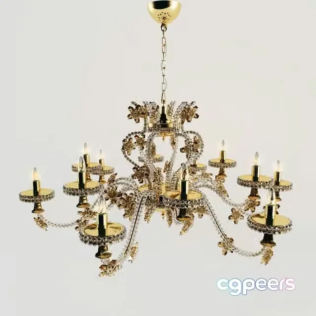 3ds Max Free – Chandelier Masiero classica 6145 6 6