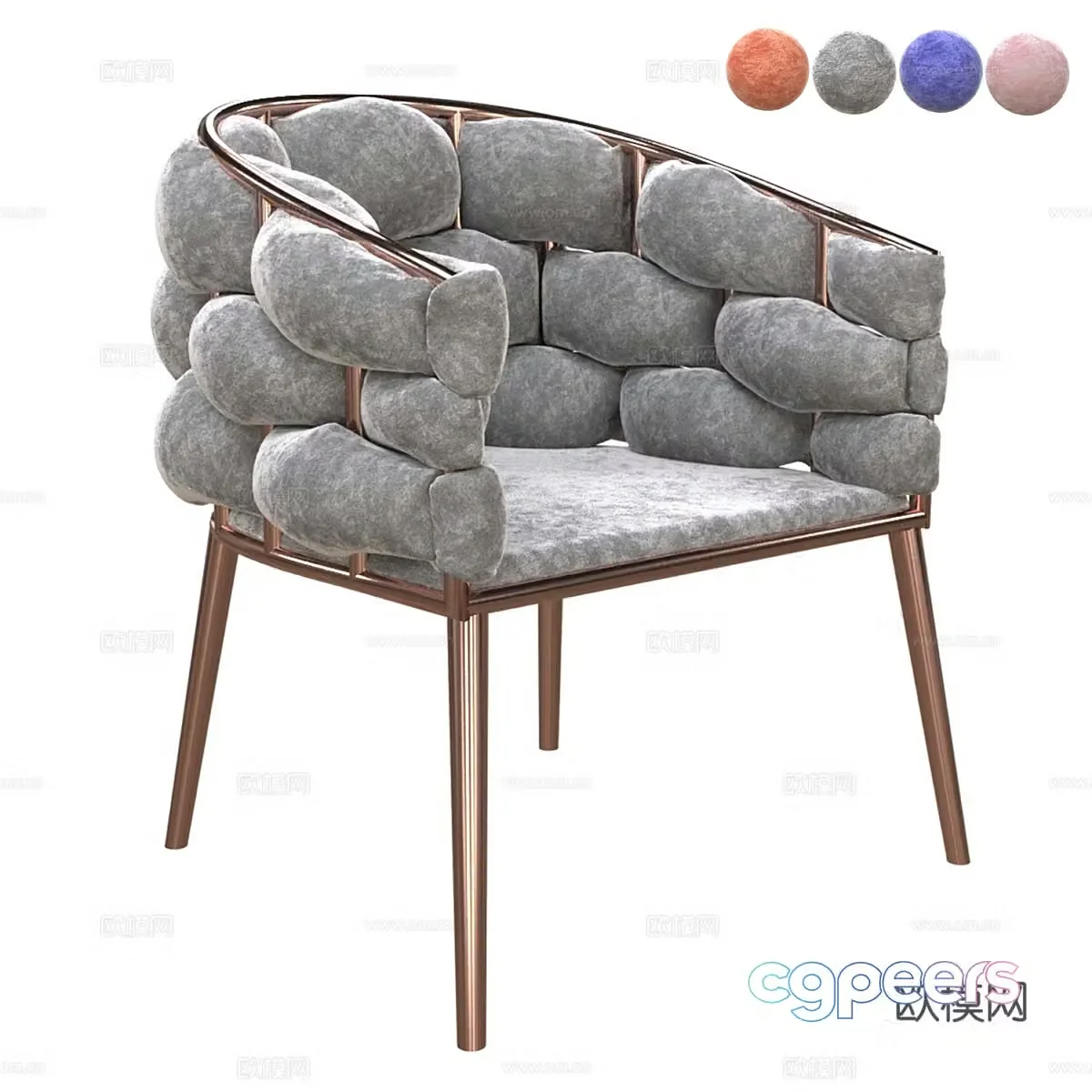 Single chair 3d model