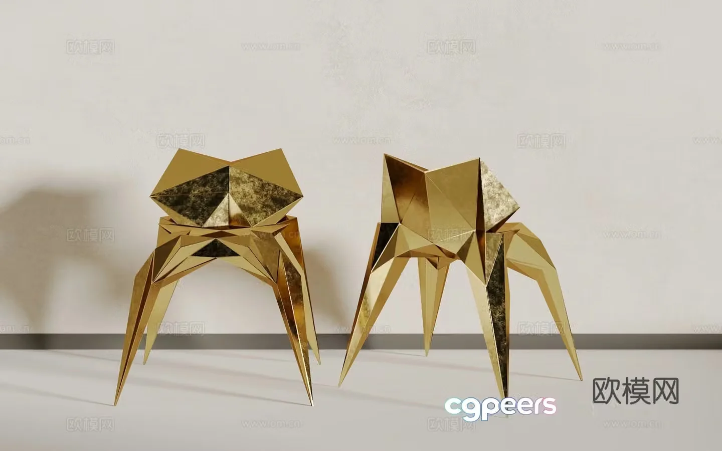Modern single chair 3d model