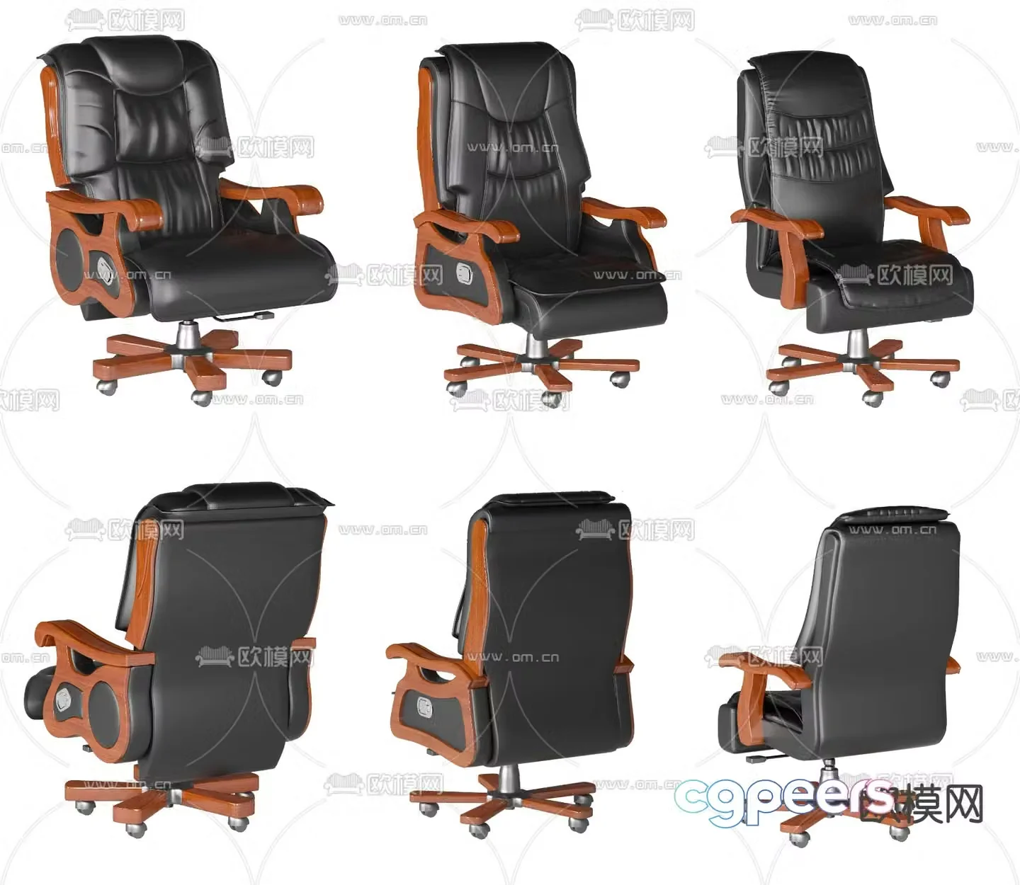 Executive chair boss chair office chair leadership chair 3d model