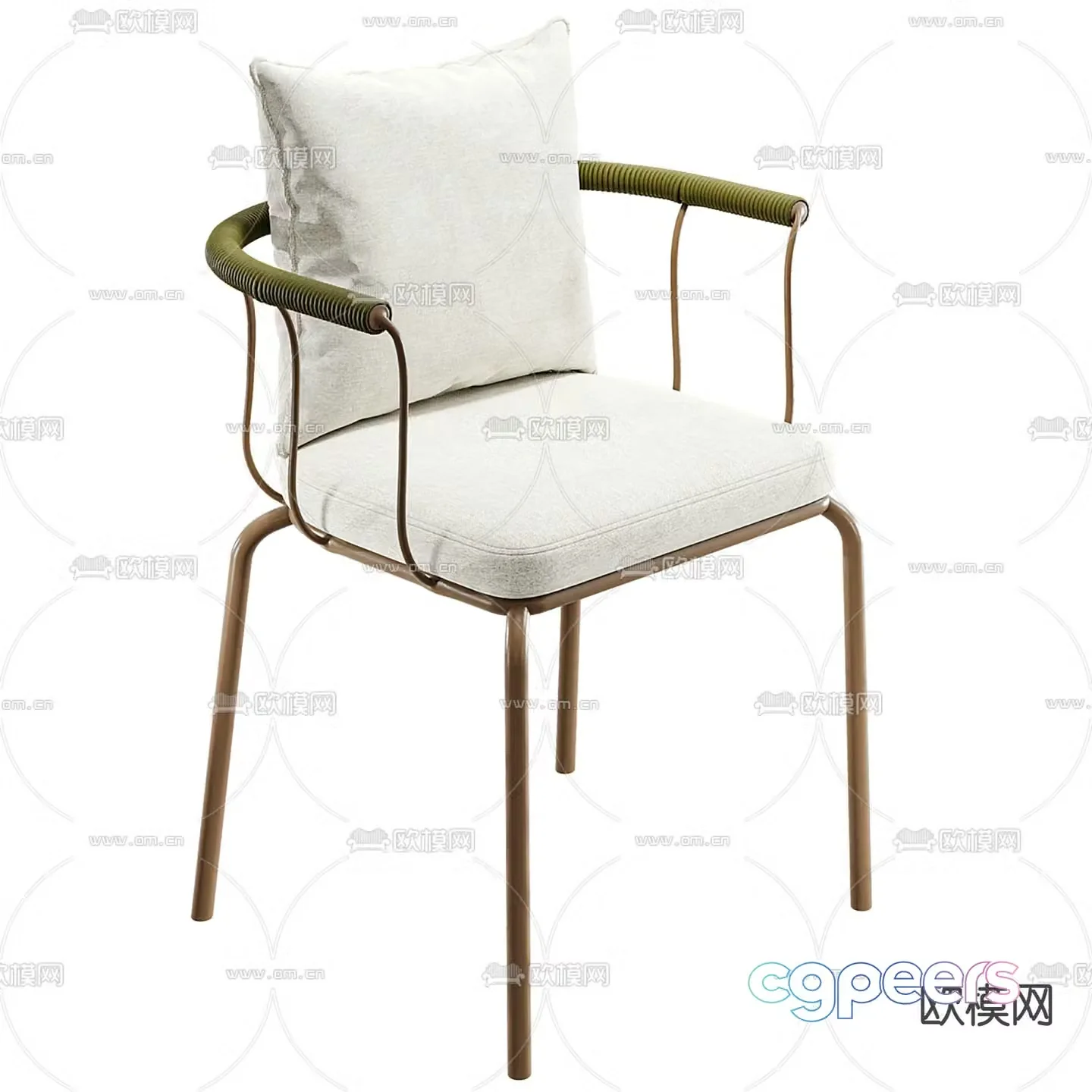 salguer chair lounge chair 3d model