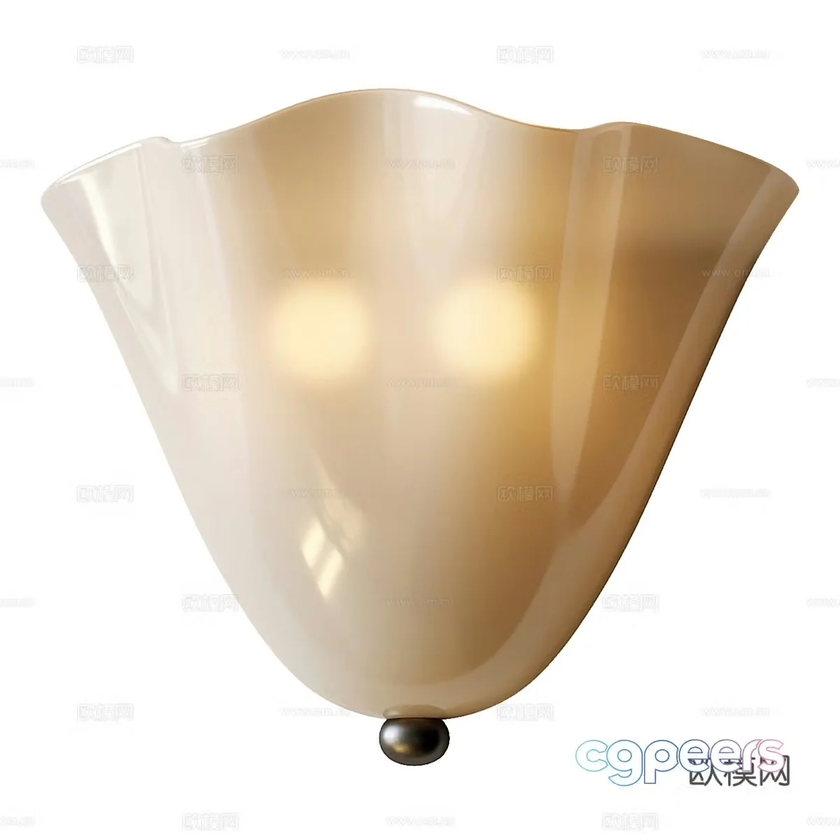 American retro Vera wall light 3d model