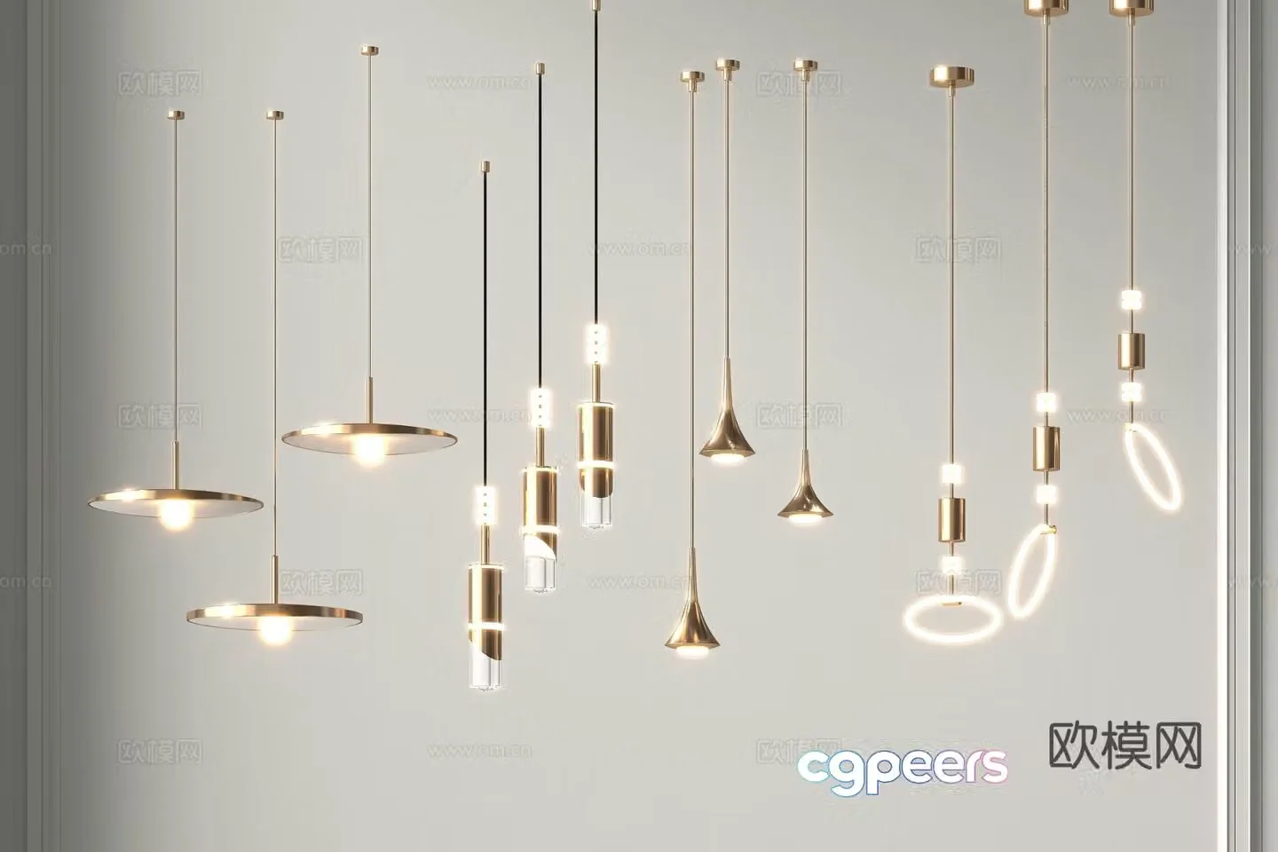 Lamps Chandelier Lighting Decorative Lights 3D Model