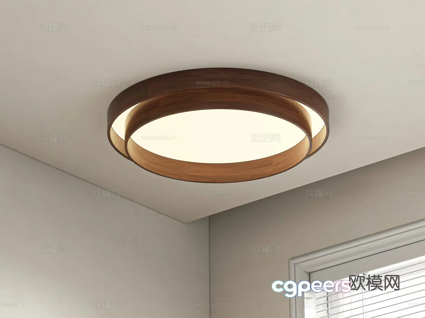 Medieval style ceiling lamp 3d model