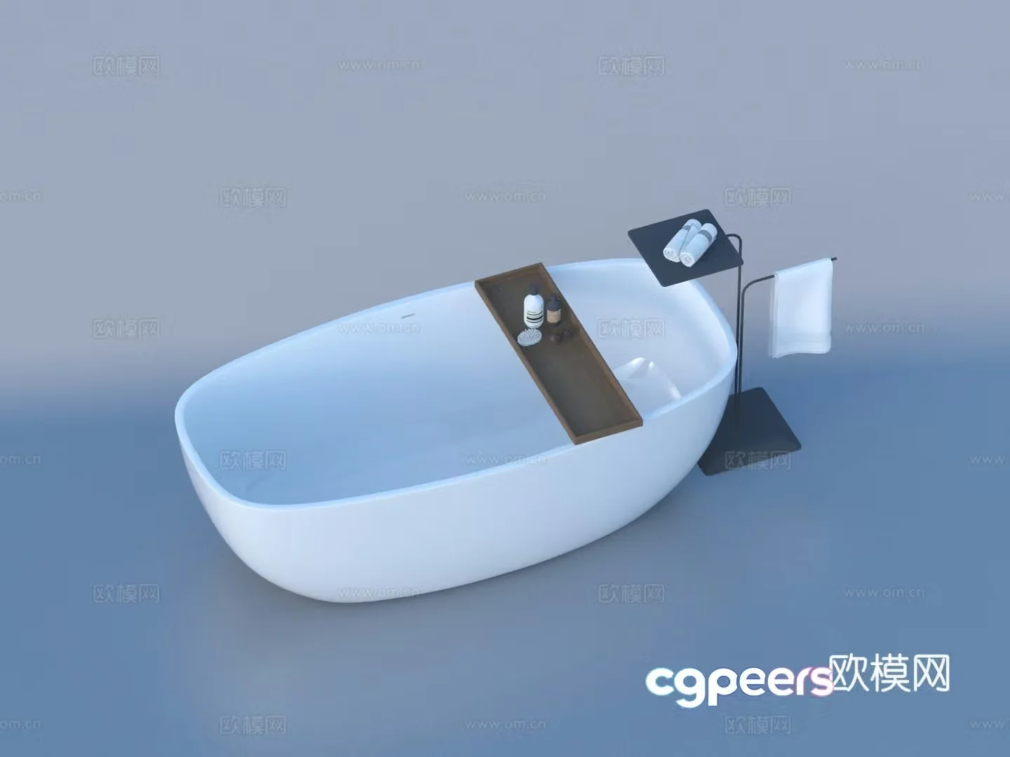 Independent bathtub bathtub 3D model