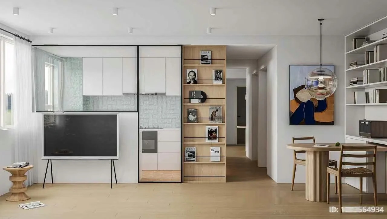 Modern Minimalist Kitchen 3D Model – 14229 – CORONA Render