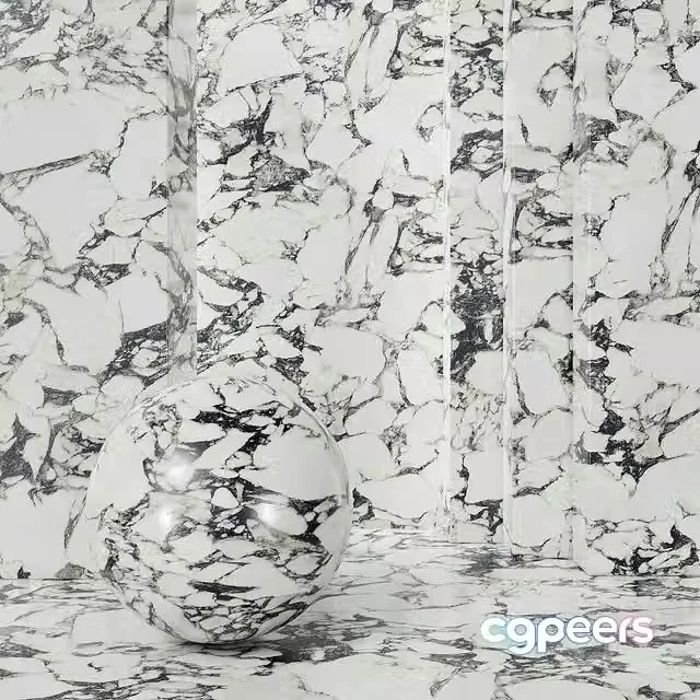 3ds Max Free – Florim Pebble marble from B & W_Marble