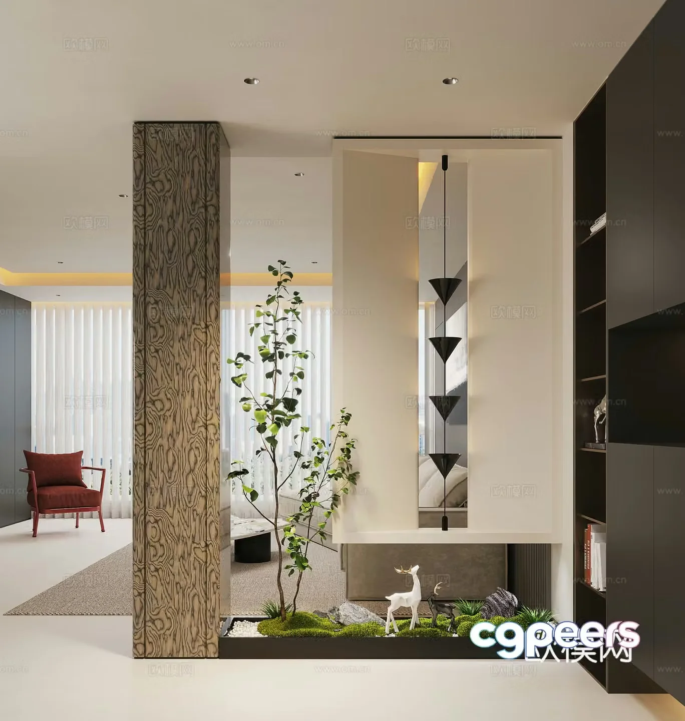 Modern entrance hallway Decorative entrance hallway Entrance entrance hallway 3D model