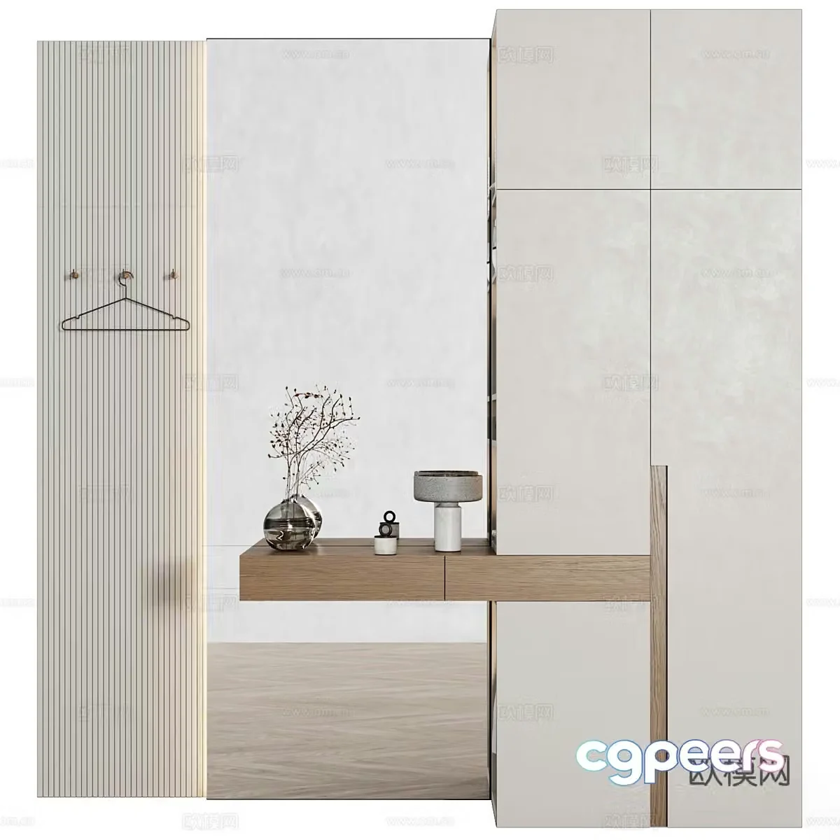 Decorative cabinet 3d model