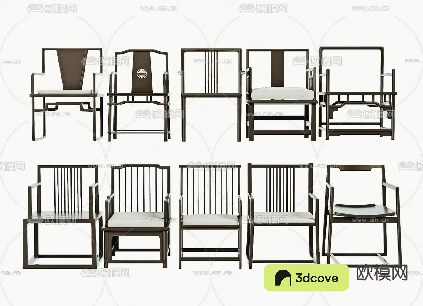 New Chinese style chair Taishi chair