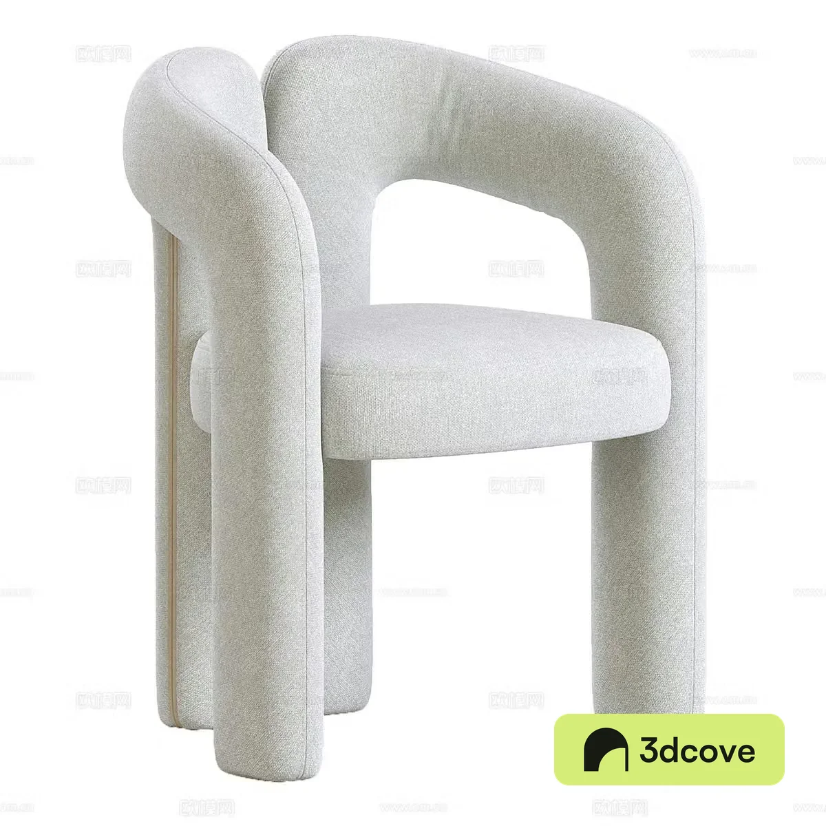 Modern simple single chair Simple chair Leisure chair Living room chair Stool