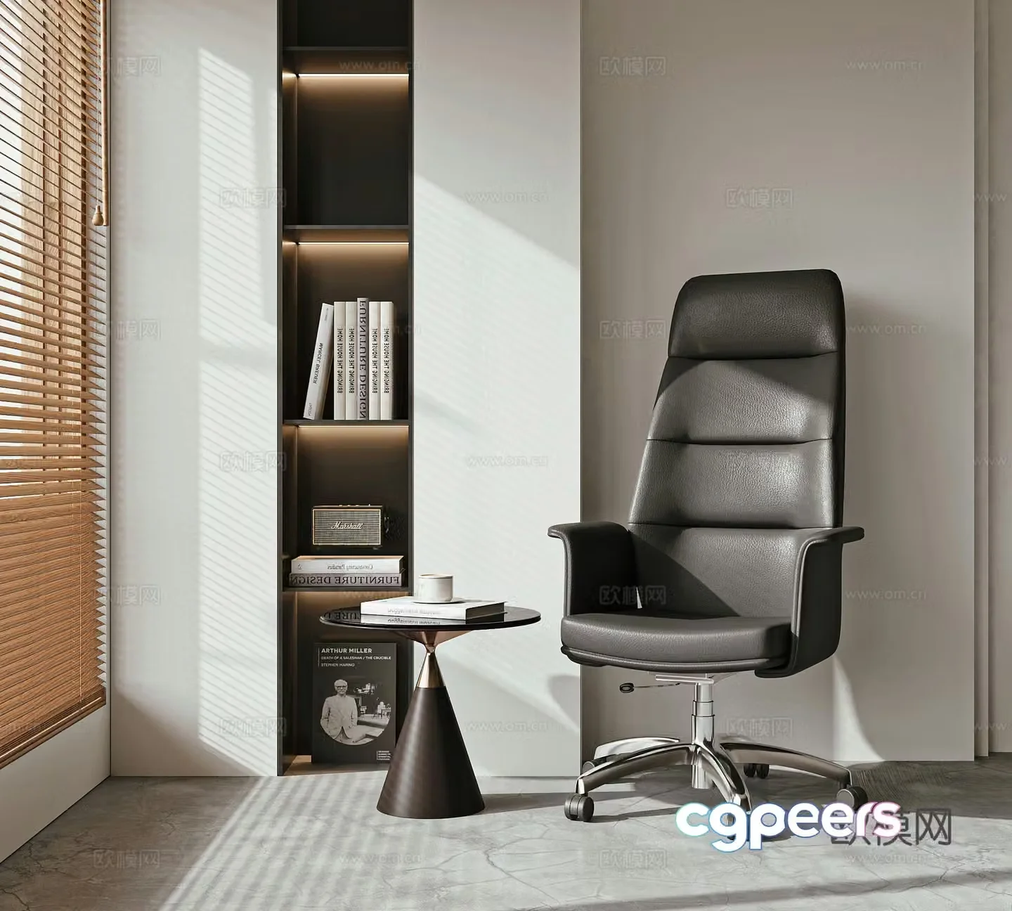 Modern office chair lounge chair 3d model