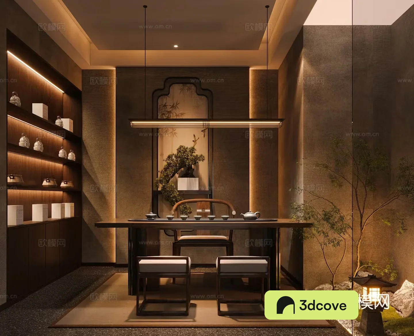 New Chinese tea room