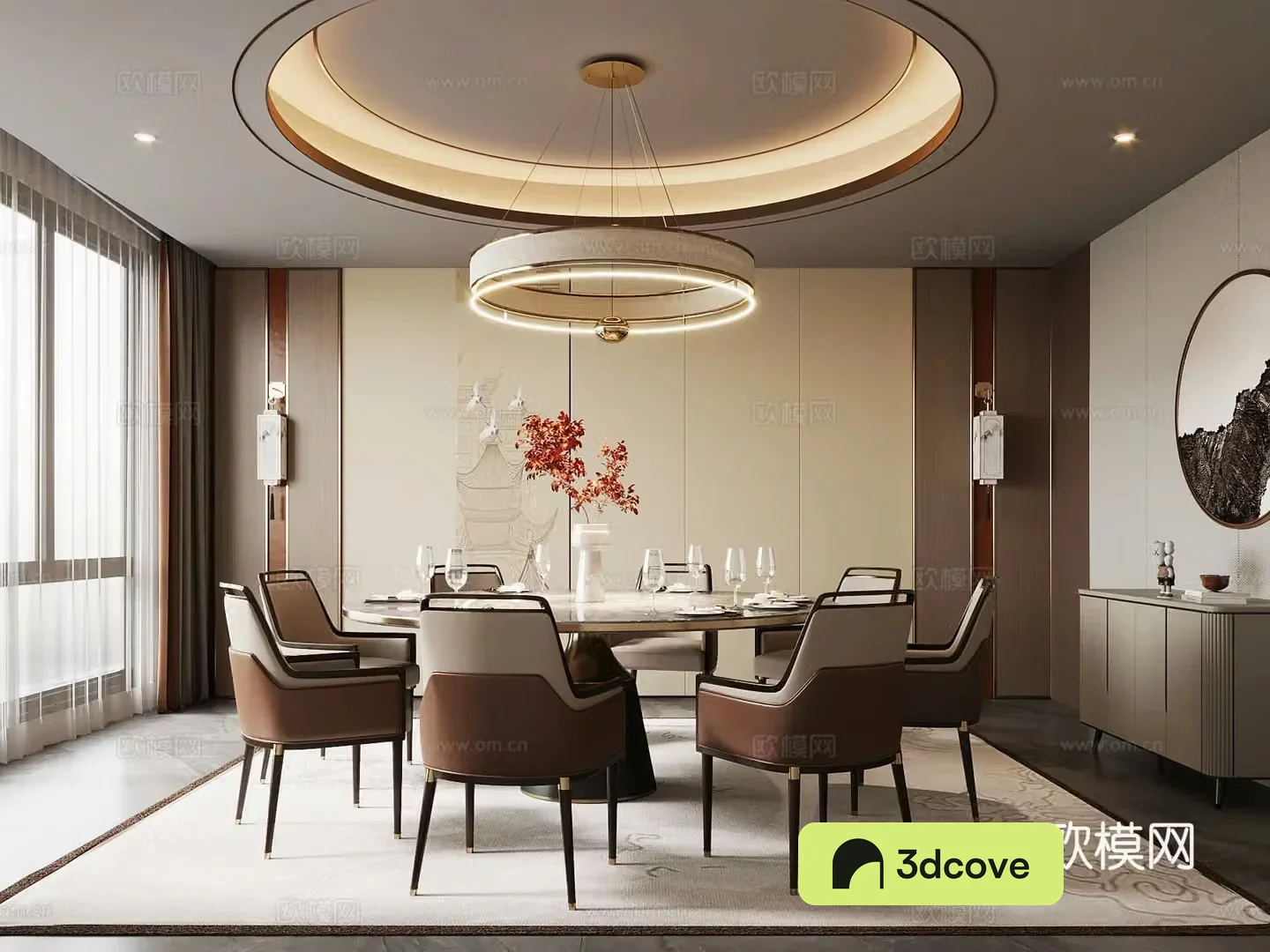 New Chinese hotel restaurant private room