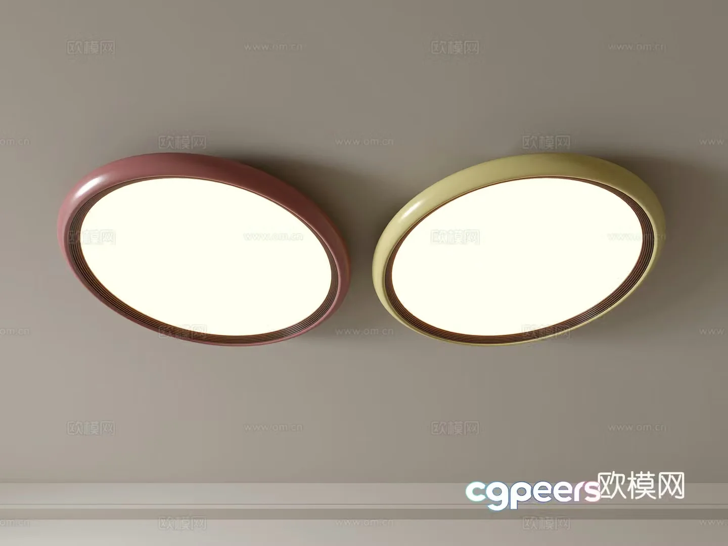 Modern ceiling lamp Geometric ceiling lamp Bedroom lamp Artistic shaped lamp Fashion living room lamp 3D model
