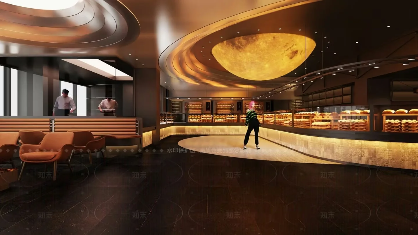 A Futuristic Bakery 3D Model – 12279 – VRAY Render