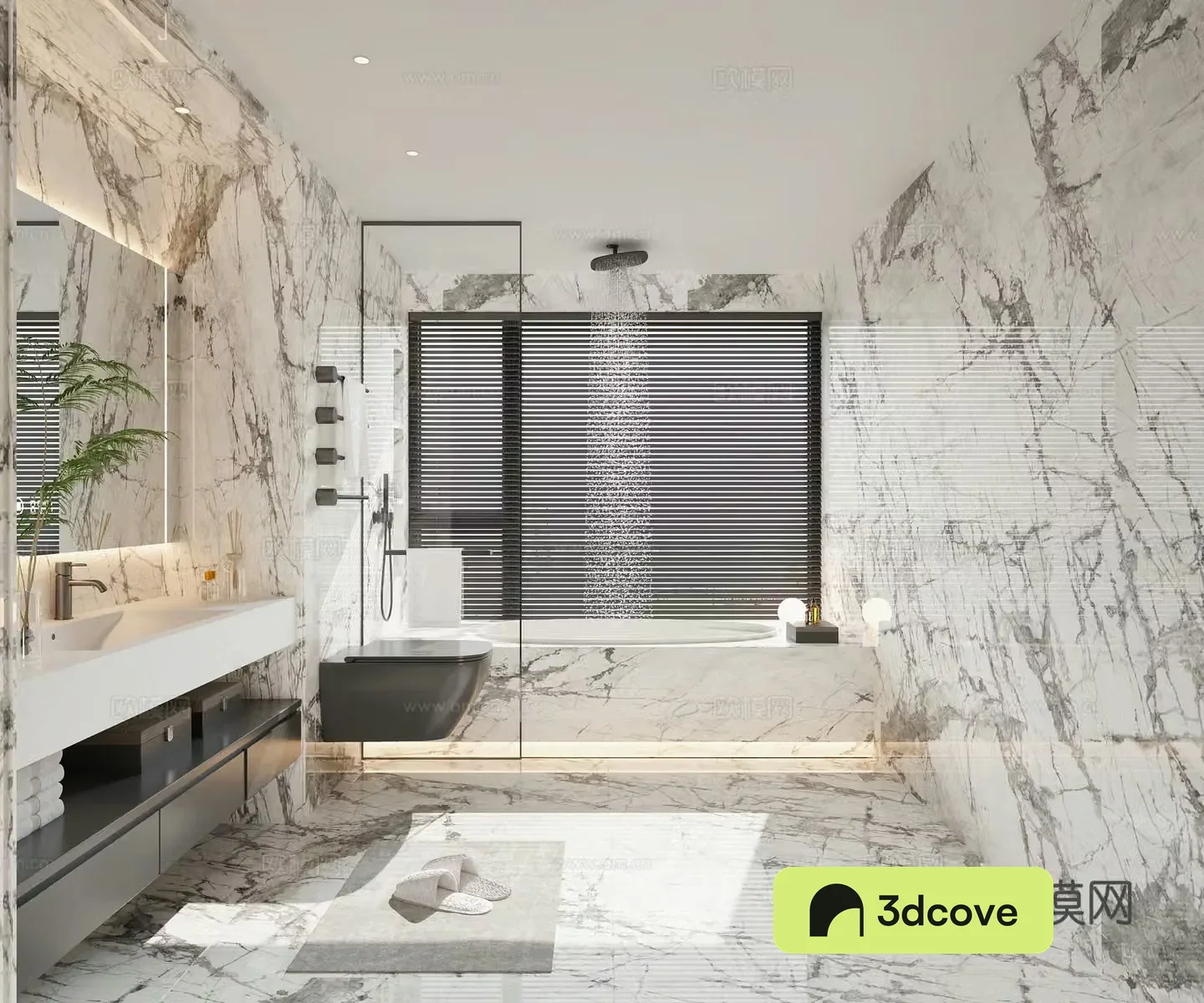 Light luxury bathroom