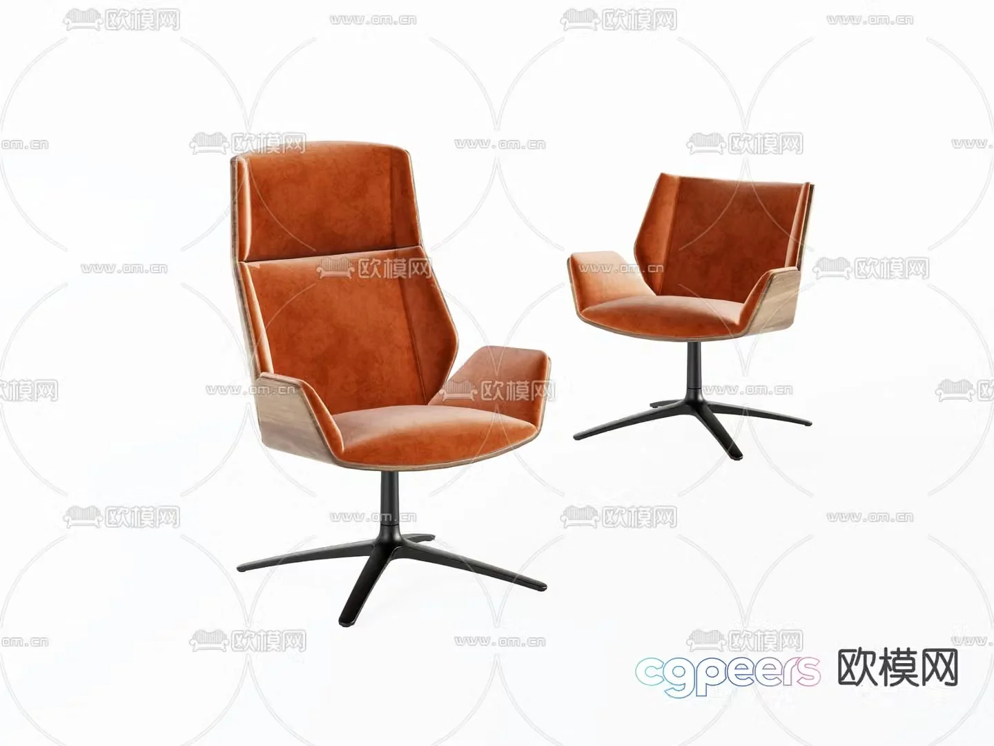Office chair staff chair executive chair 3d model