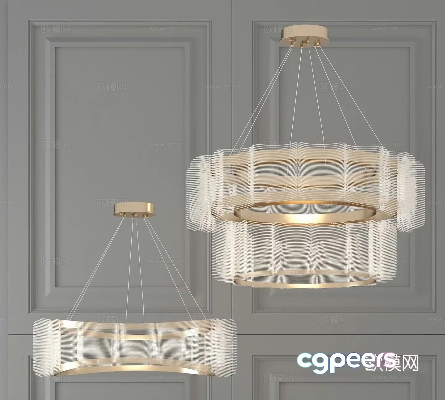 Lamps Chandelier Lighting Decorative Lights 3D Model