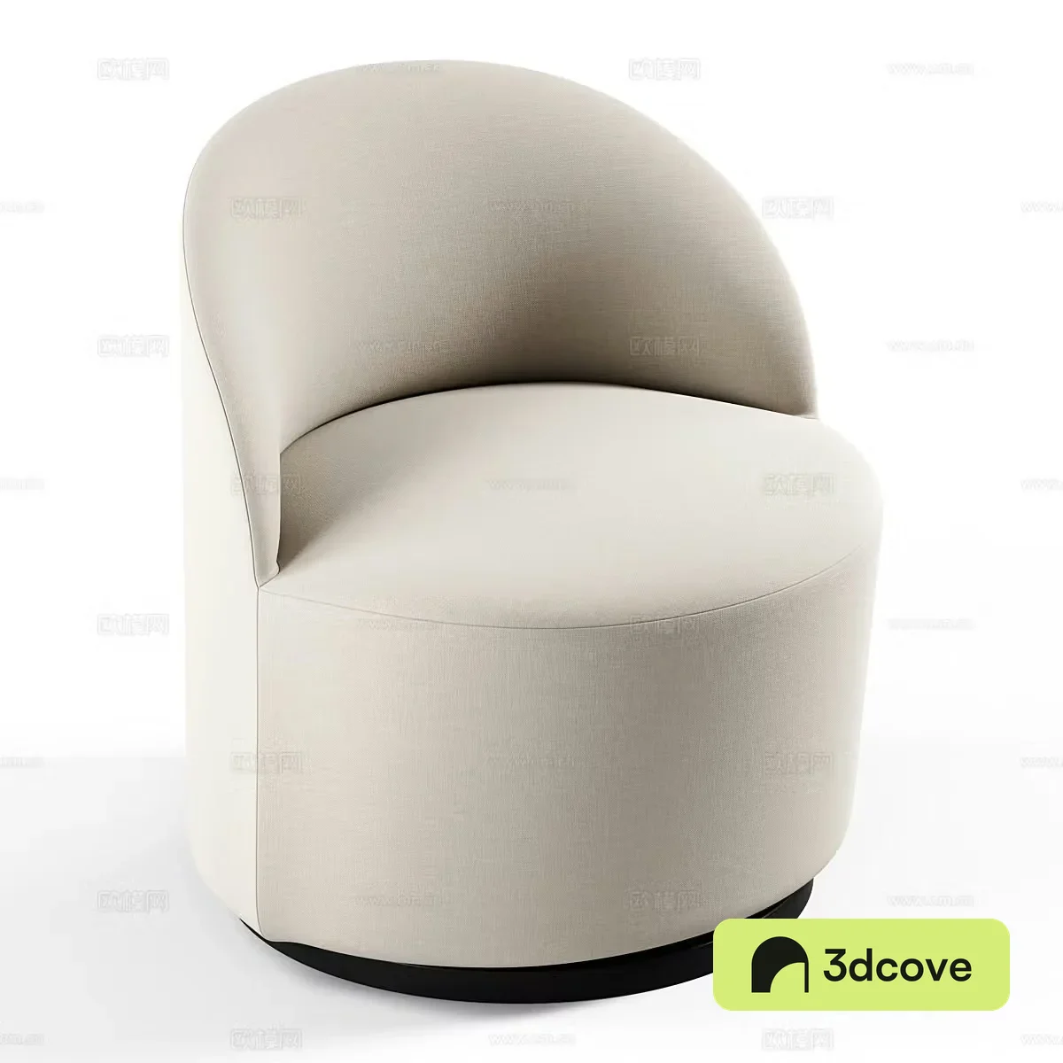 Cream style single sofa fabric sofa chair fabric single chair fabric casual chair fabric backrest